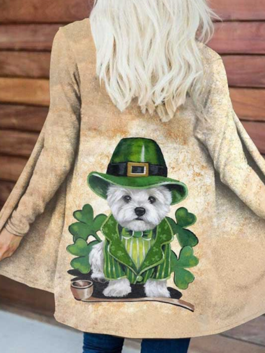 Shamrock Animal Regular Fit Casual Other Coat