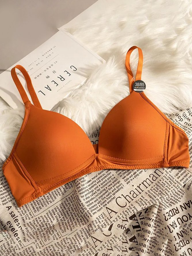 Soft Stretch Breathable Wireless Triangle Cup Bra
