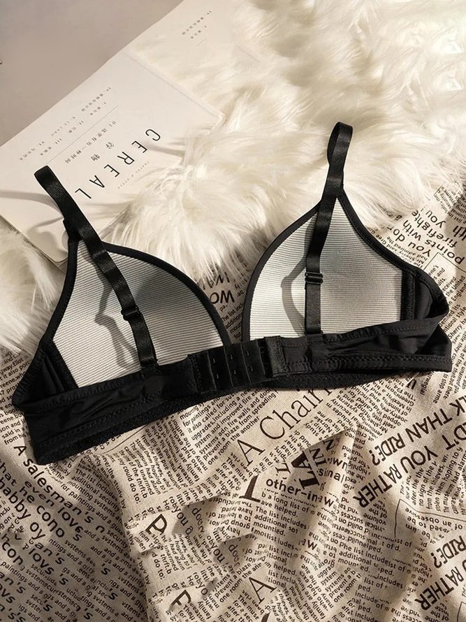 Soft Stretch Breathable Wireless Triangle Cup Bra
