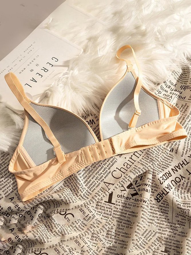 Soft Stretch Breathable Wireless Triangle Cup Bra