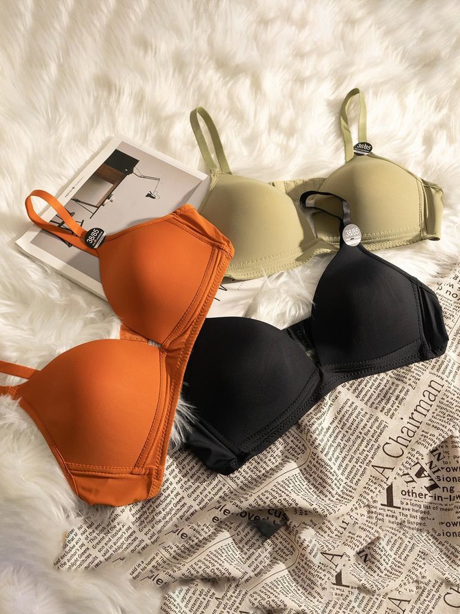 Soft Stretch Breathable Wireless Triangle Cup Bra