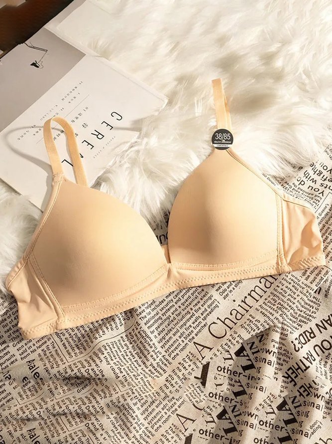 Soft Stretch Breathable Wireless Triangle Cup Bra