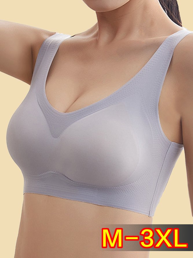 Soft Stretch Breathable Sleep Bra Plus Size