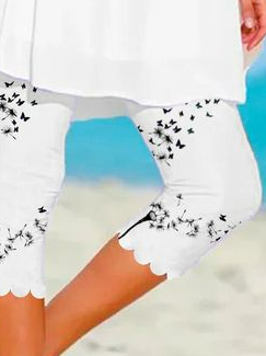 Vacation Regular Fit Floral Leggings