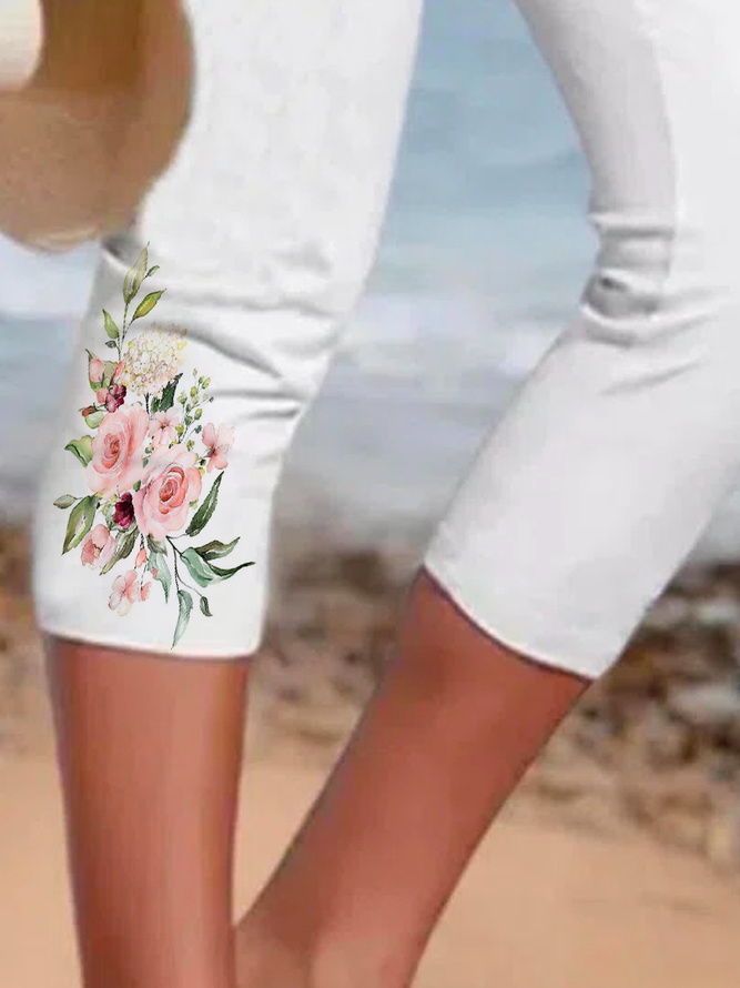 Boho Floral Regular Fit Leggings