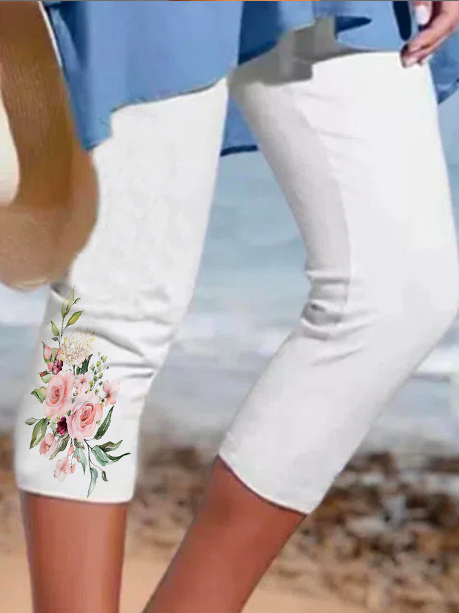 Boho Floral Regular Fit Leggings
