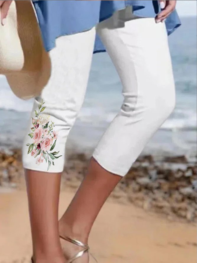 Boho Floral Regular Fit Leggings