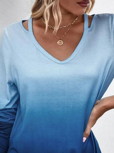 Casual Loose Ombre Dress