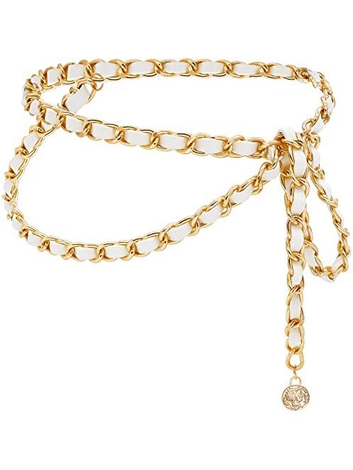 Daily Leather Chain Stitching Waist Chain Party Party Accessories