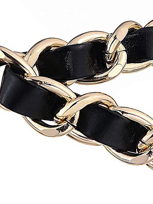 Daily Leather Chain Stitching Waist Chain Party Party Accessories