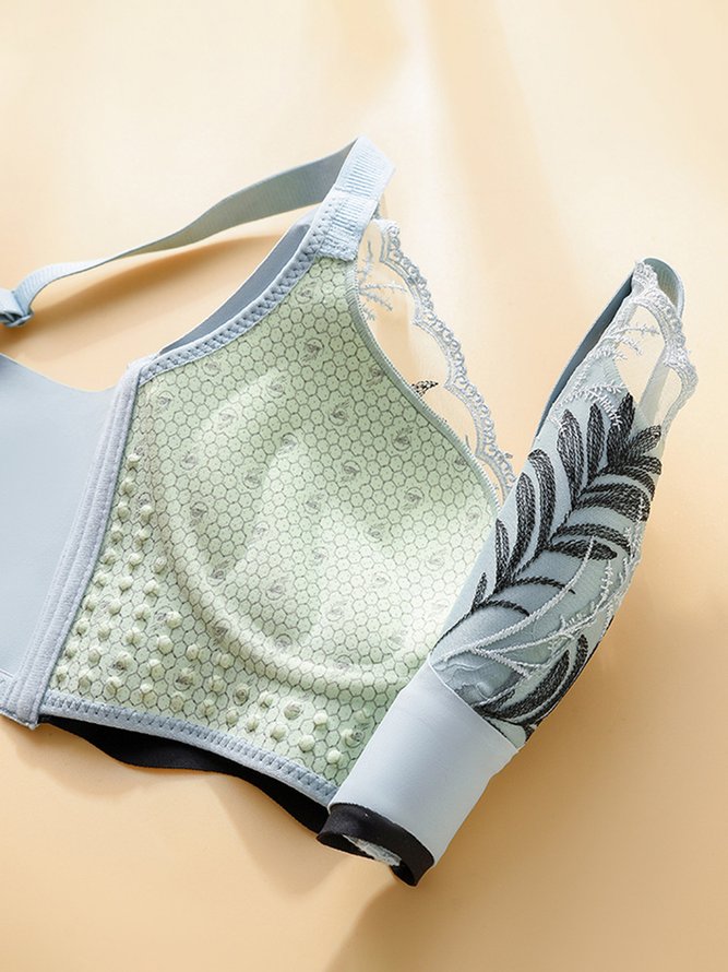 Lace Push Up Adjustable Wireless Bra