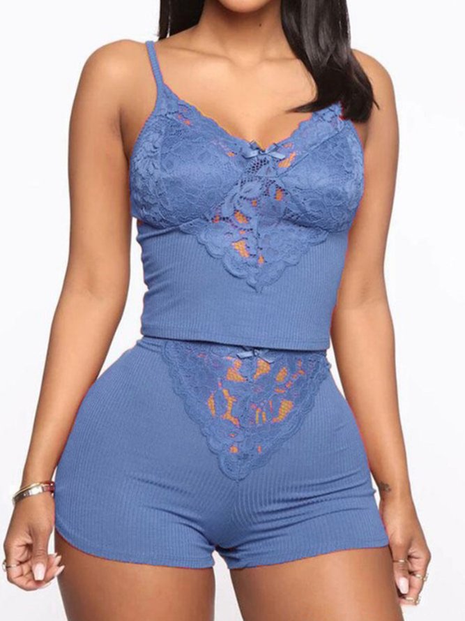 Valentine's Day Sexy Fashion Lace Pajama Set
