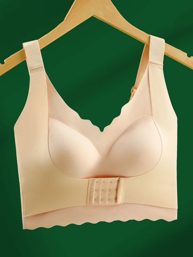 Non-marking Adjustable Correction Front Open Button No Steel Ring Underwear