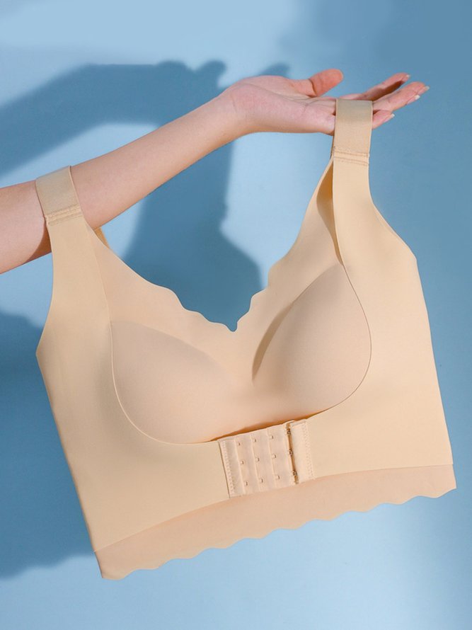 Non-marking Adjustable Correction Front Open Button No Steel Ring Underwear