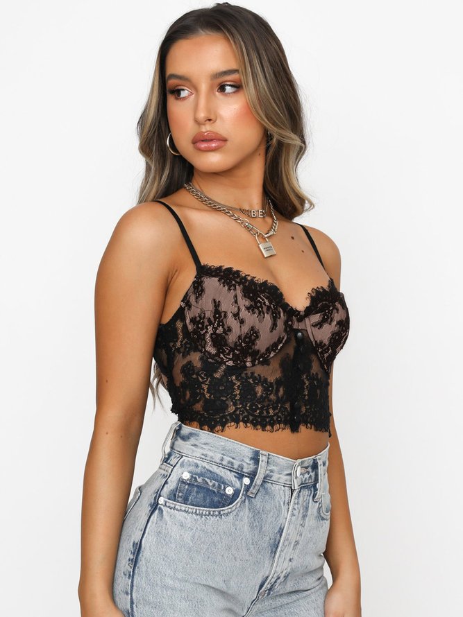 Sexy Lace Push Up Wireless Bra