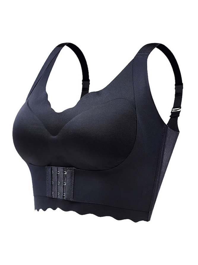 Non-marking Adjustable Correction Front Open Button No Steel Ring Underwear