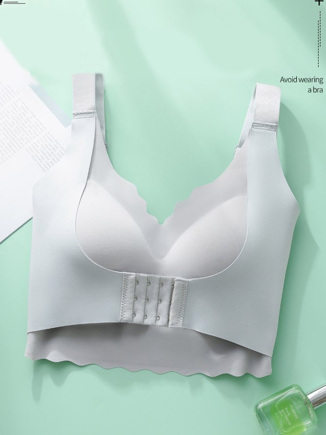 Non-marking Adjustable Correction Front Open Button No Steel Ring Underwear