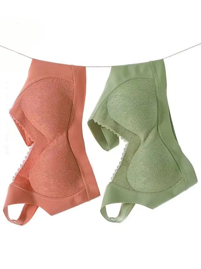 Lace Push Up Adjustable Wireless Bra