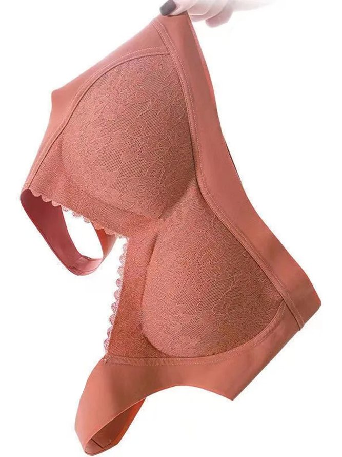 Lace Push Up Adjustable Wireless Bra