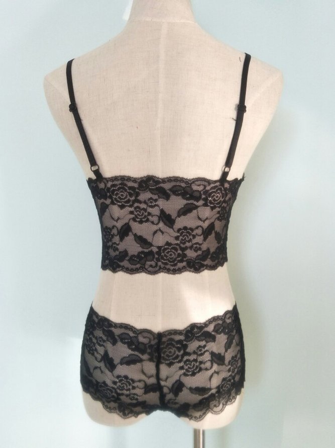 Valentine's Day Lace Bow Sexy Lingerie Set