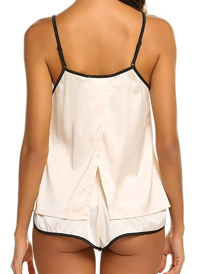 Sexy Camisole Shorts Pajamas Casual Homewear Set