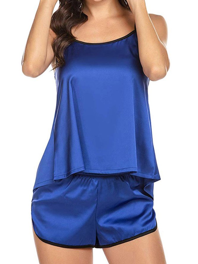 Sexy Camisole Shorts Pajamas Casual Homewear Set
