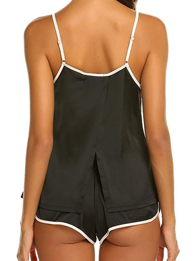 Sexy Camisole Shorts Pajamas Casual Homewear Set