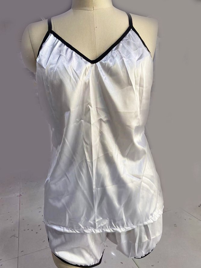 Sexy Camisole Shorts Pajamas Casual Homewear Set