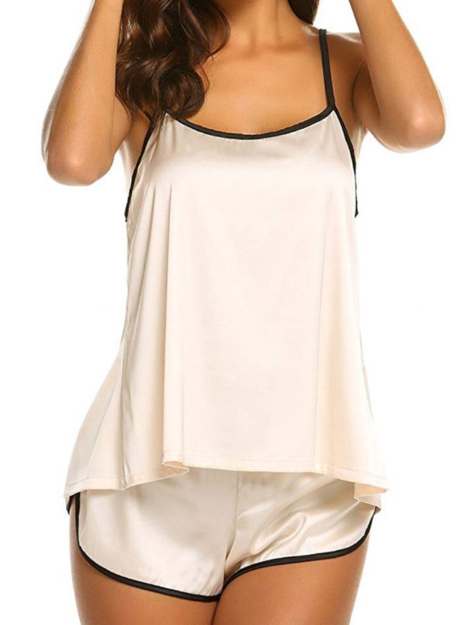 Sexy Camisole Shorts Pajamas Casual Homewear Set