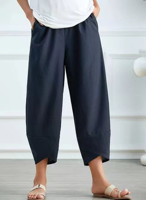 JFN Solid Casual Pants