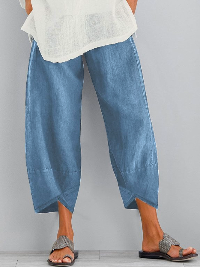 JFN Solid Casual Pants