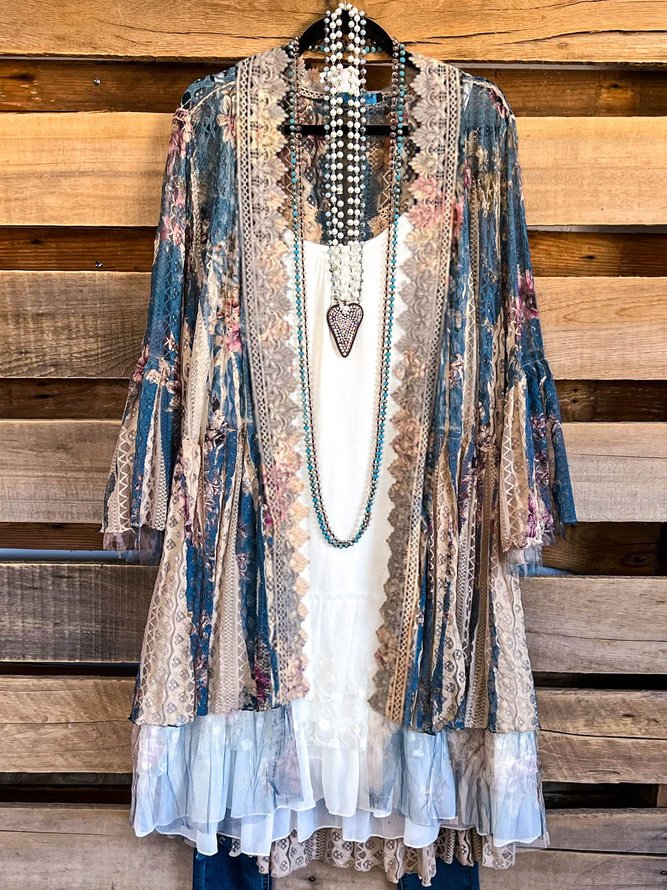 Floral Lace Boho Others Leather & Faux Leather