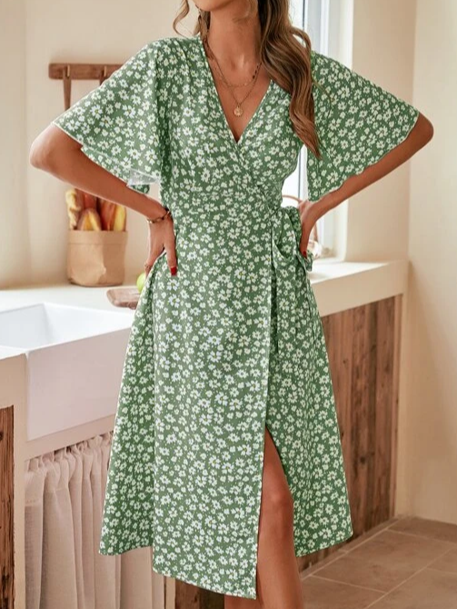 Floral Loose Vacation Dress