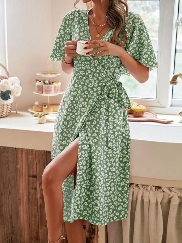 Floral Loose Vacation Dress