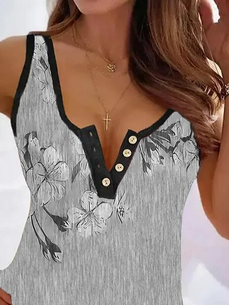 Regular Fit Casual Tank Top