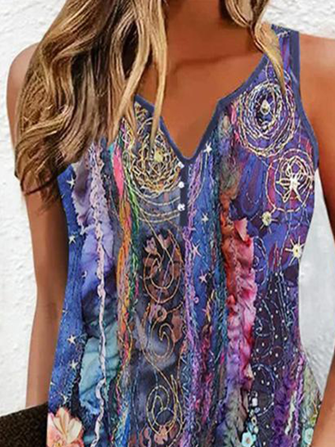 Floral Casual V Neck Regular Fit Dress
