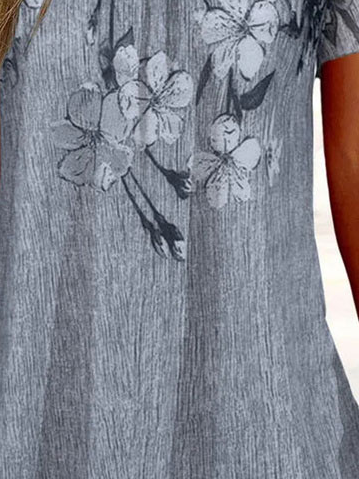 Womens Casual Crew Neck Shirt