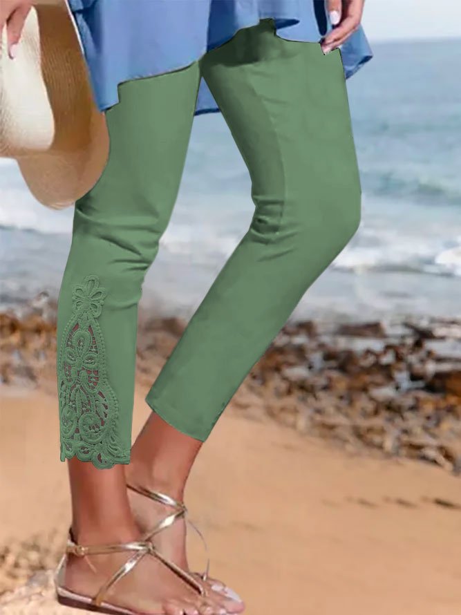 Plain Casual Legging Pants