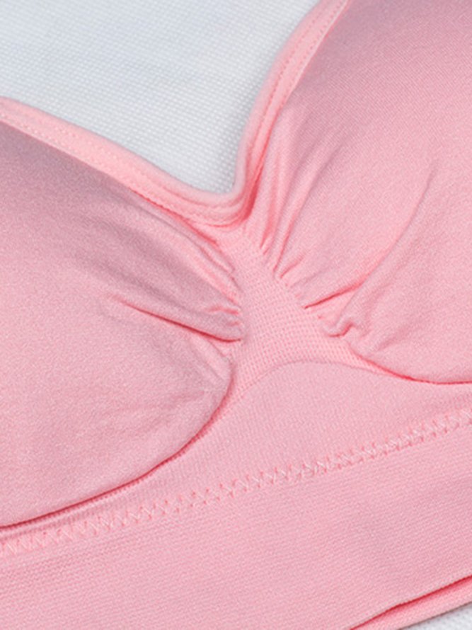Breathable Comfort High Elasticity Seamless Tank Style Sports  Bra & Bralette