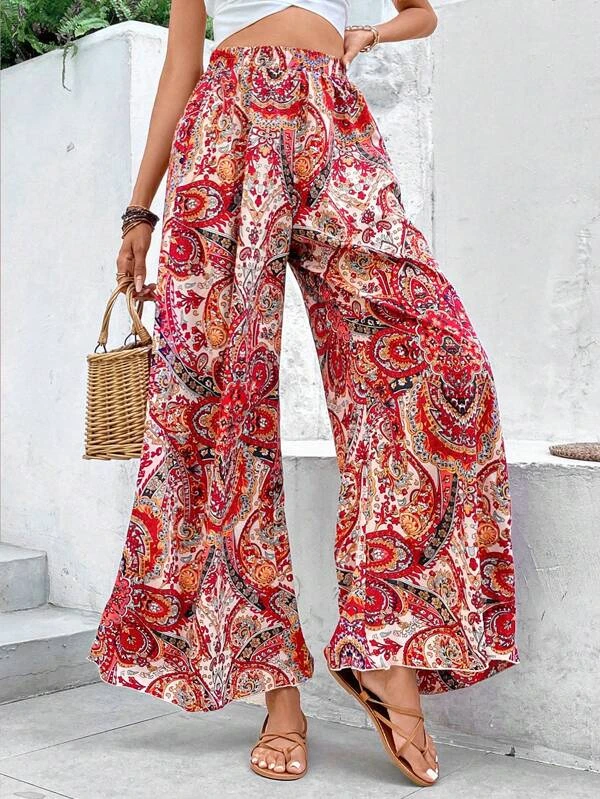 Loose Ethnic Casual Pants