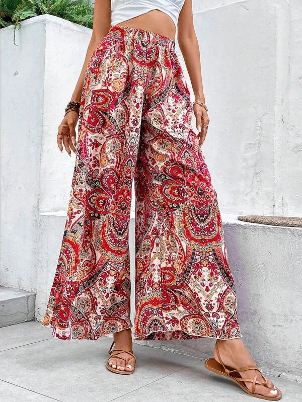 Loose Ethnic Casual Pants
