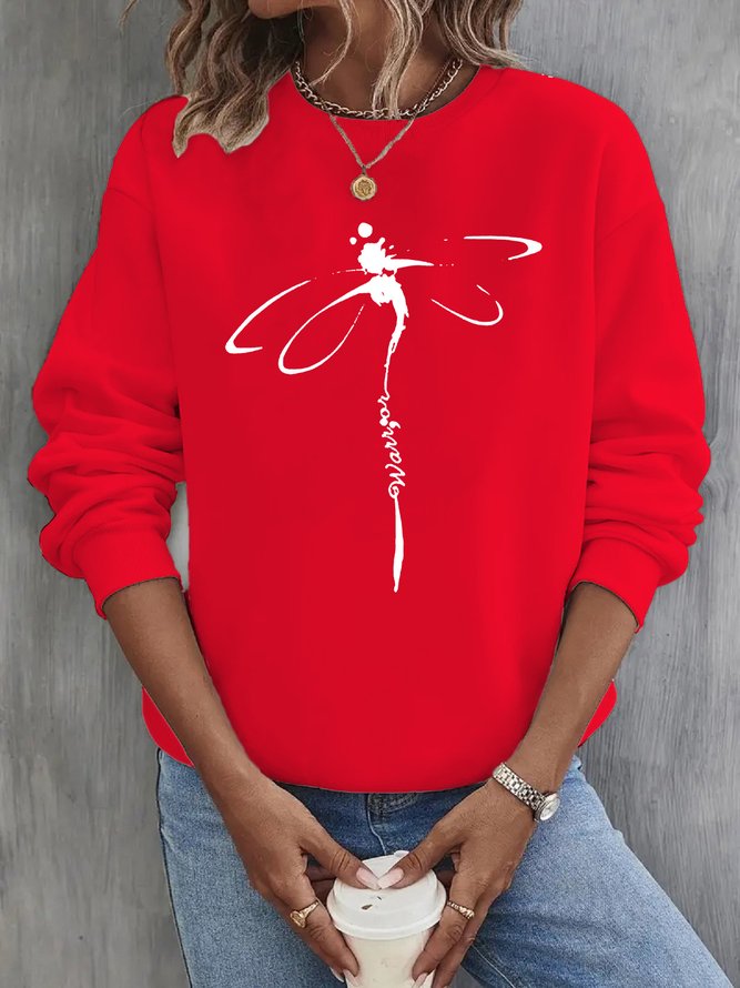 Dragonfly Casual Sweatshirt