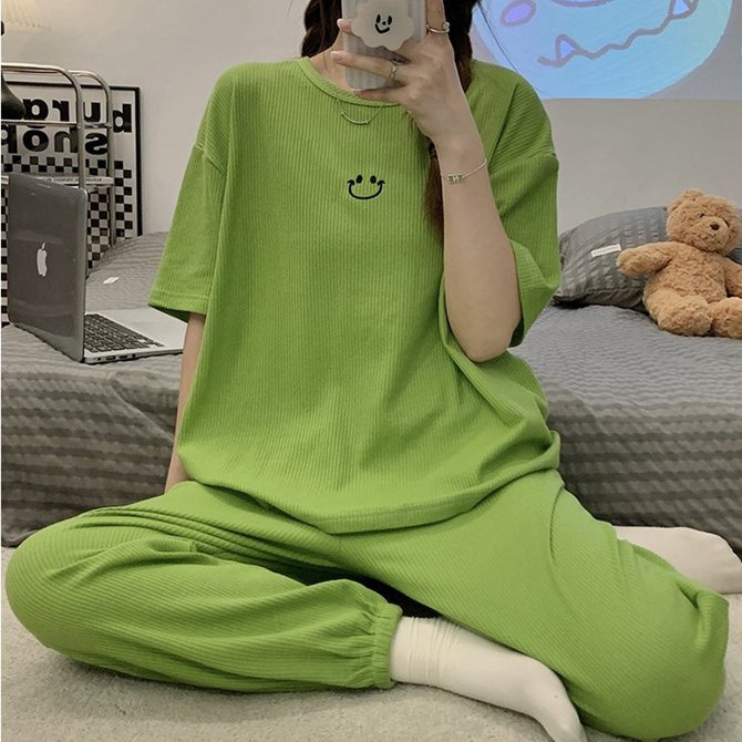Casual Crew Neck Regular Sleeve Lounge Set