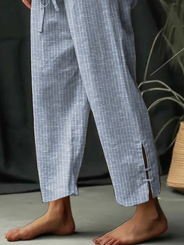 Loose Casual Striped Pants