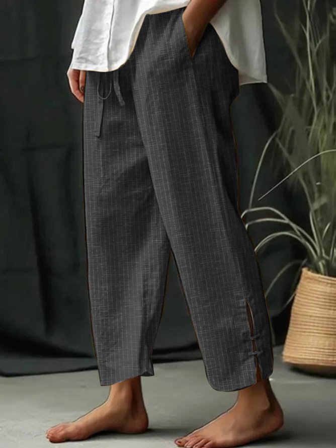 Loose Casual Striped Pants