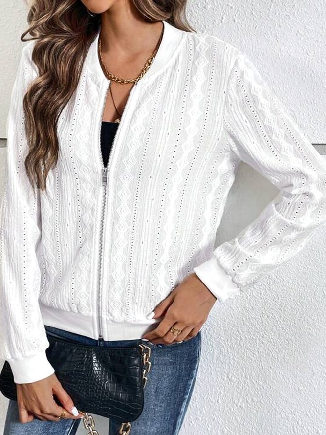 Others Plain Casual Jacket