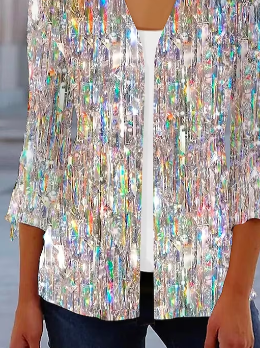 Cross Neck Loose Casual Kimono