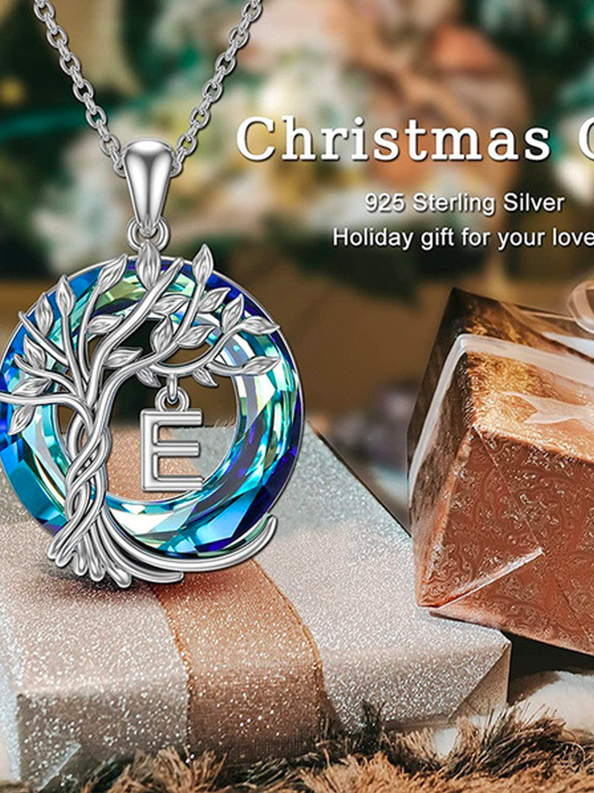 Life Tree Letters Necklace