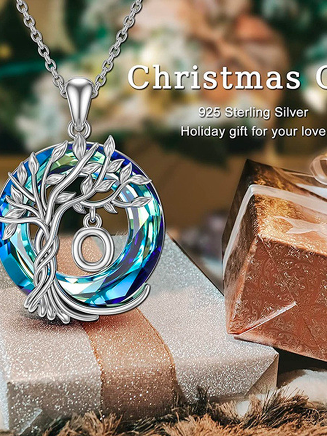 Life Tree Letters Necklace