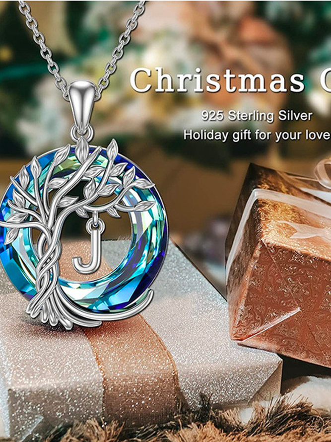 Life Tree Letters Necklace